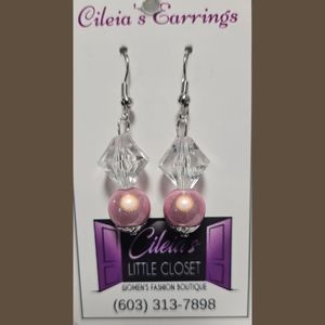 Dangling Earrings, Beaded